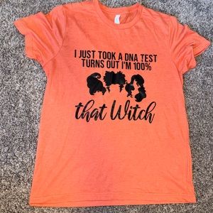 5 for $25 Orange 100% that Witch tee